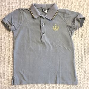 Bonpoint Grey Polo Shirt 4T